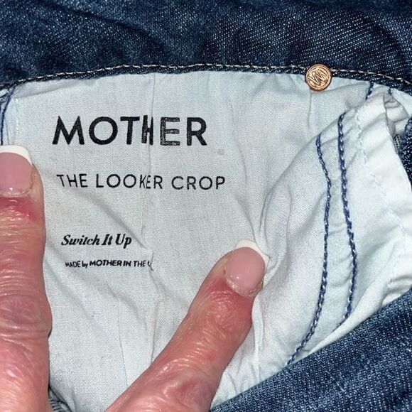 MOTHER The Looker Crop Jeans  Switch it up size 28 NWT $248 - Picture 8 of 8